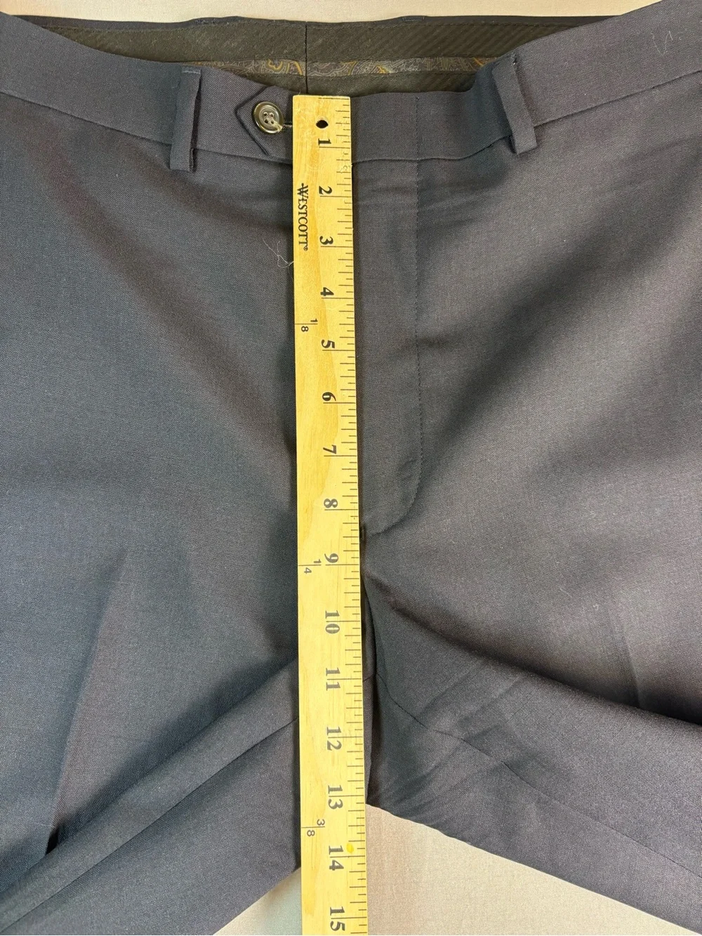 Ralph Lauren 100% Wool Dress Pants Size 34x32 in pristine condition.